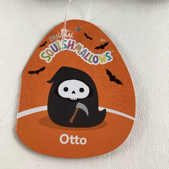 Squishmallows Otto 5" Plush Stuffed Mini Toy Halloween Grim Reaper 2023 - Picture 7 of 7